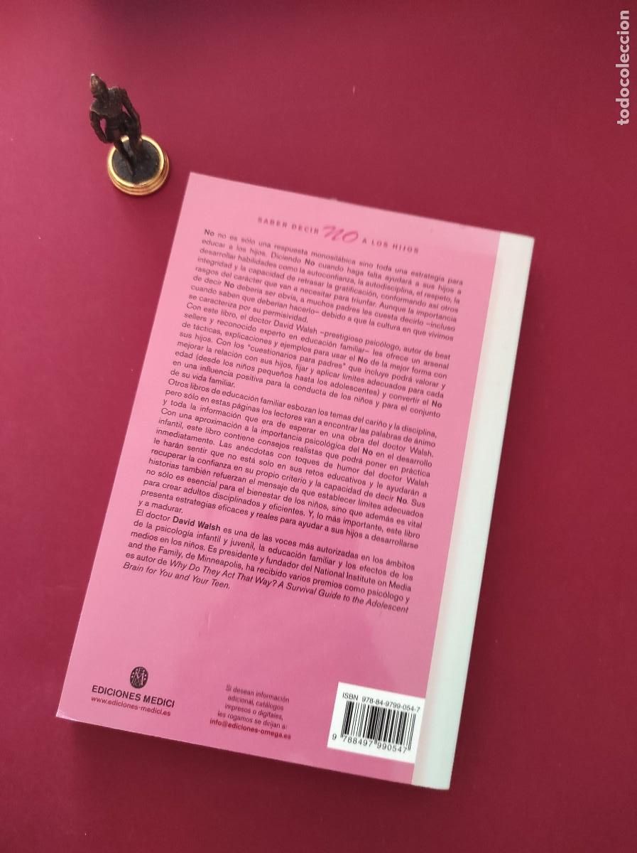 Libros de segunda mano: SABER DECIR NO A LOS HIJOS - David Walsh - Foto 2