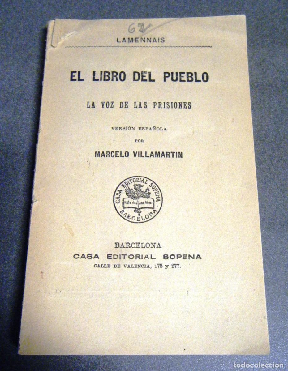 Libros de segunda mano: El libro del pueblo, la voz de las prisiones - Foto 1