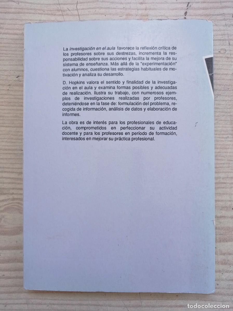 Libros de segunda mano: Investigacion En El Aula - Guia Del Profesor - 1989 - Foto 6