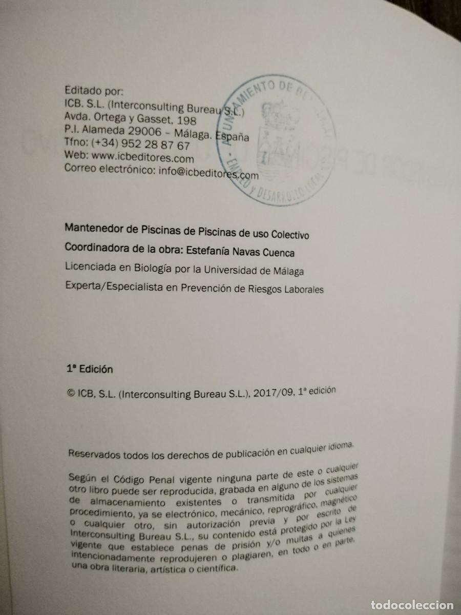 Libros de segunda mano: MANTENEDOR DE PISCINAS DE USO COLECTIVO - Foto 7