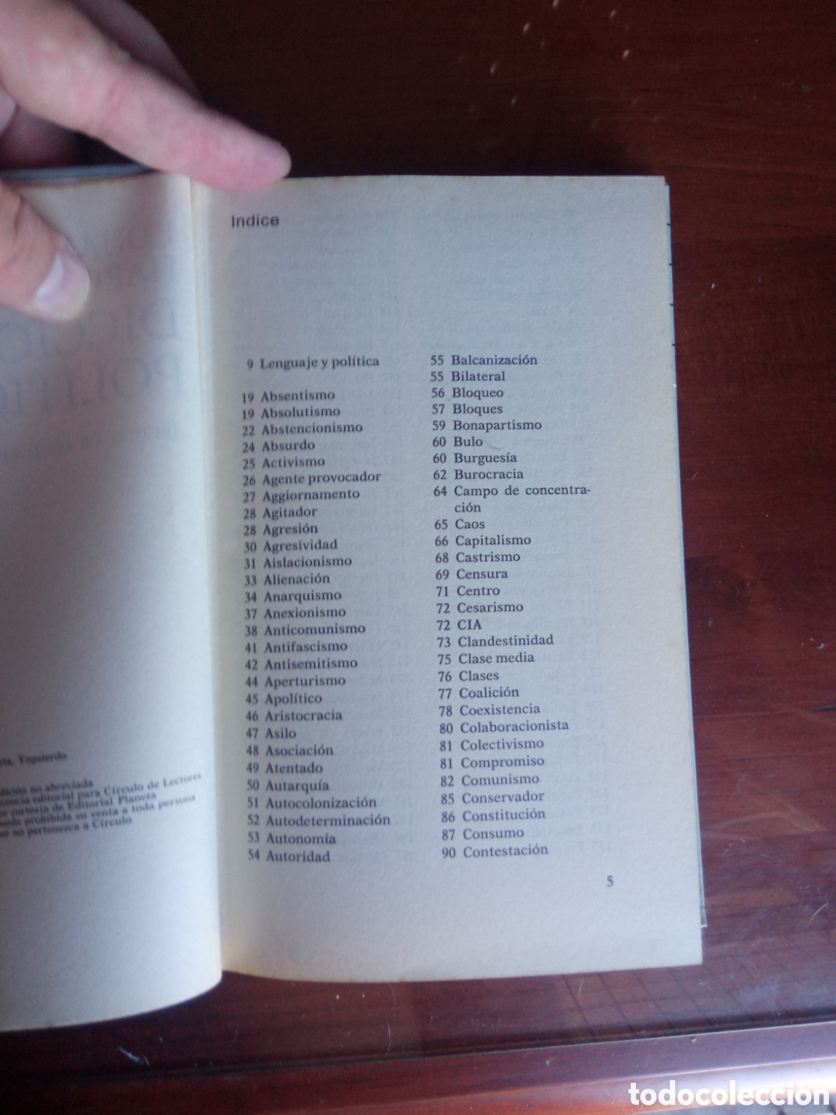 Libros de segunda mano: Diccionario pol&iacute;tico, Eduardo Haro. - Foto 2