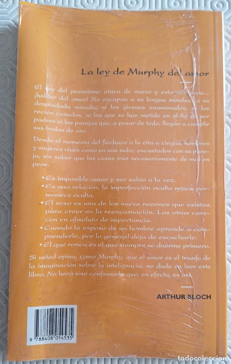 Libros de segunda mano: La Ley de Murphy del Amor - Arthur Bloch - Foto 2