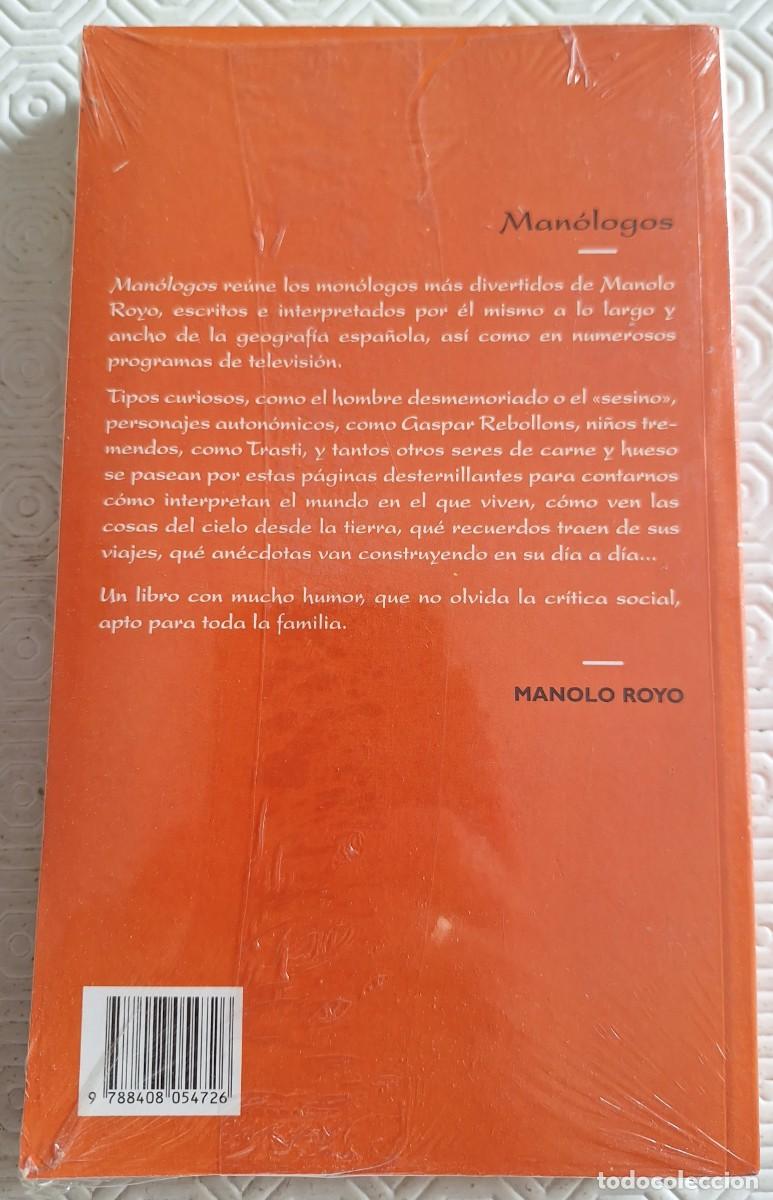 Libros de segunda mano: Man&oacute;logos - Manolo Royo - Foto 2