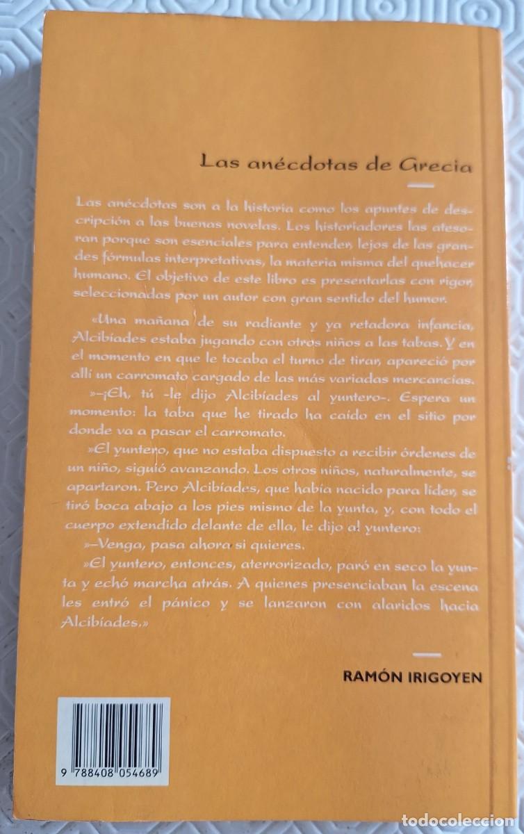 Libros de segunda mano: Las anecdotas de Grecia - Ram&oacute;n Irigoyen - Foto 2