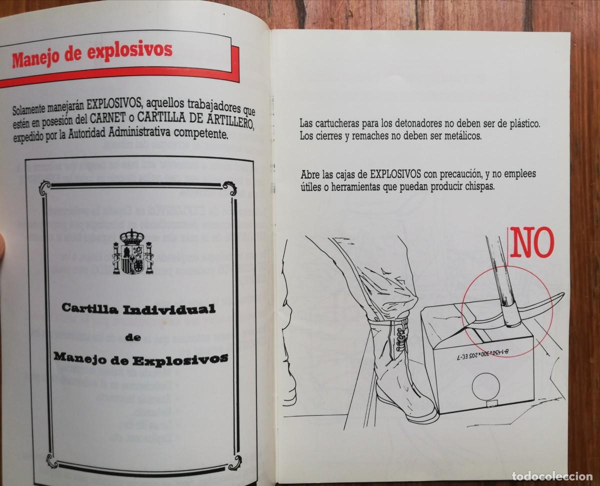 Libros de segunda mano: Librito Normas de Seguridad en el manejo de Explosivos. Mapfre. - Foto 2