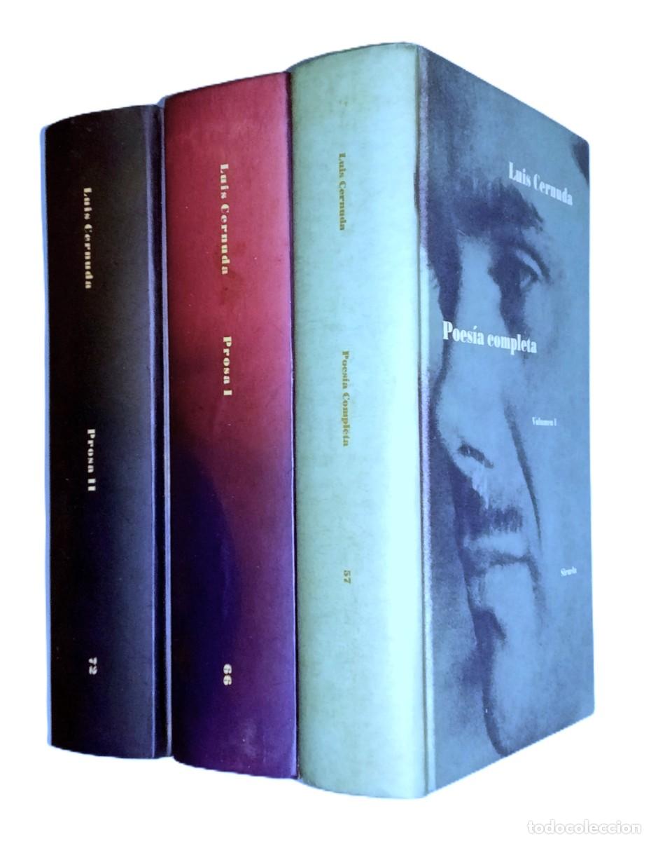 Libros de segunda mano: LUIS CERNUDA &ndash; OBRA COMPLETA. 3 TOMOS (POES&Iacute;A COMPLETA, PROSA I, PROSA II) - Foto 2