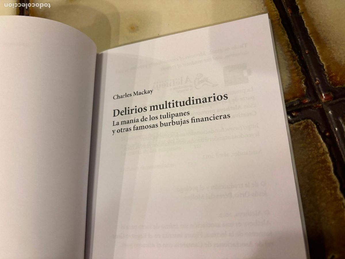 Libros de segunda mano: Delirios multitudinarios. Charles Mackay. - Foto 2