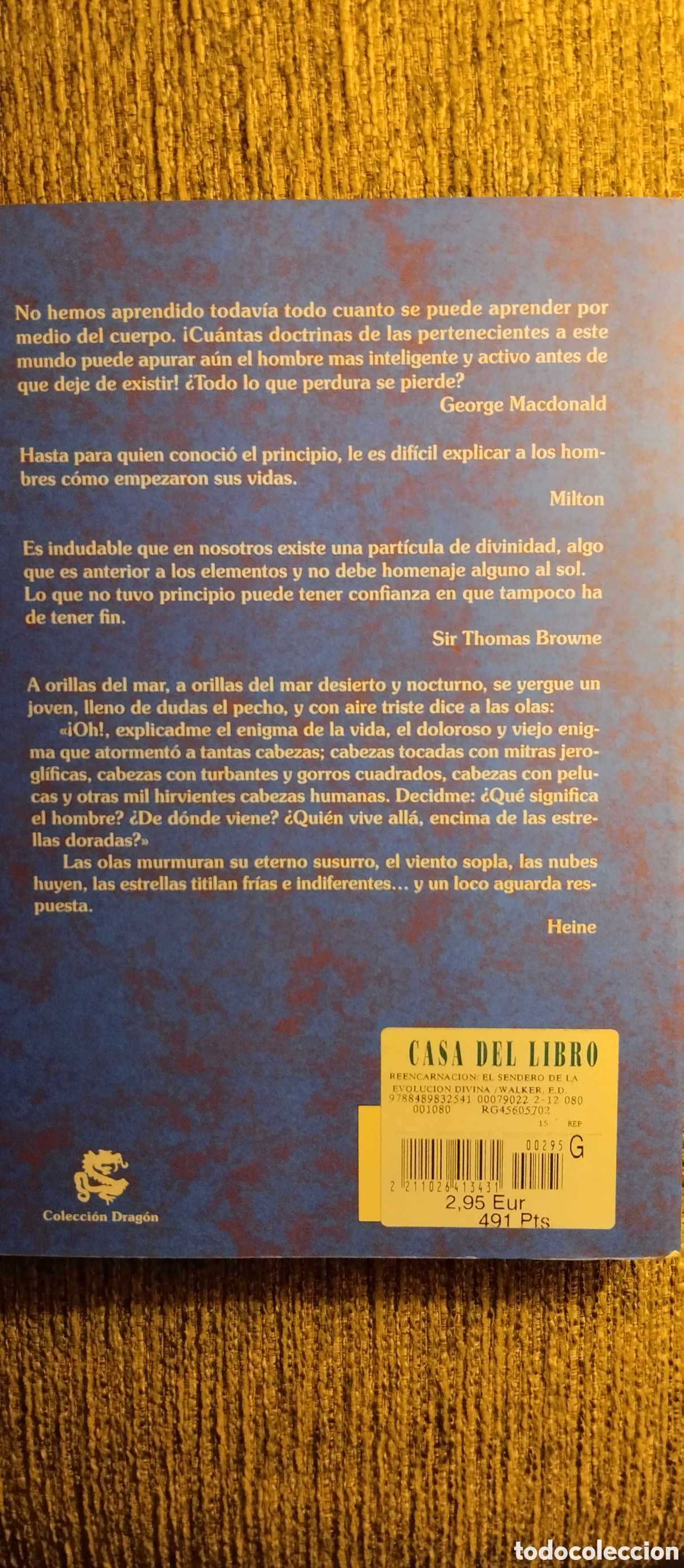 Libros de segunda mano: Reencarnaci&oacute;n el sendero de la evoluci&oacute;n divina, E. D. Walker - Foto 2