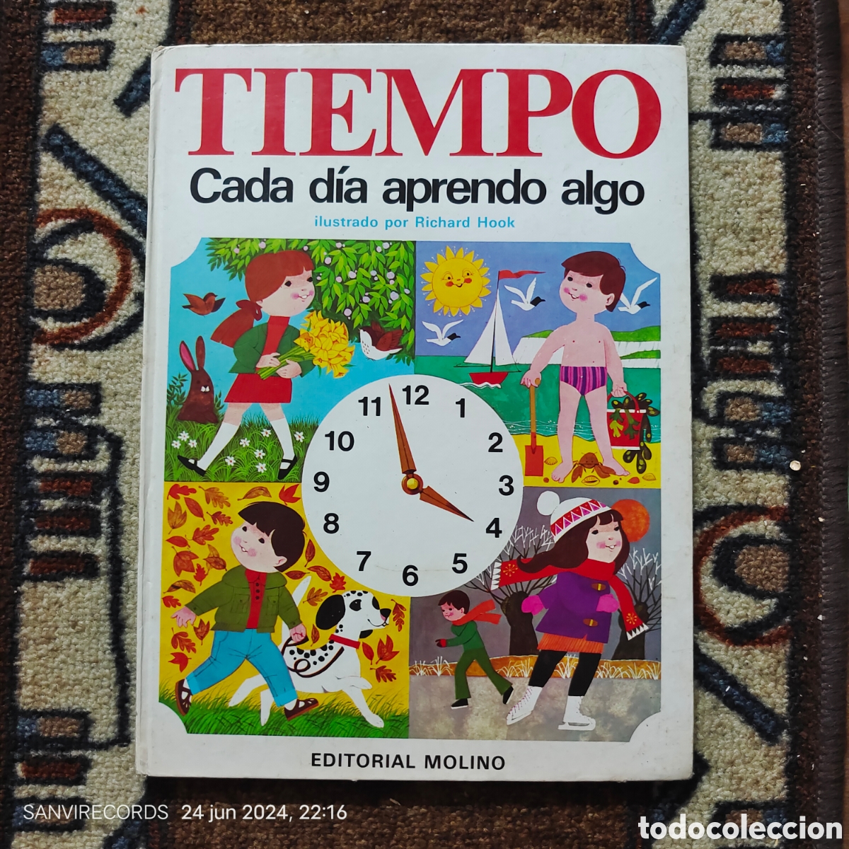 Libros de segunda mano: TIEMPO, CADA D&Iacute;A APRENDO ALGO (EDITORIAL MOLINO) - Foto 1