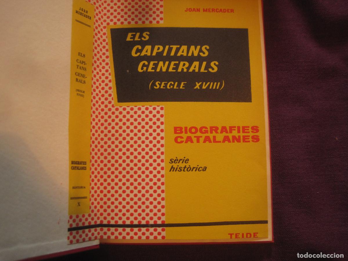 Libros de segunda mano: Joan Mercader - El capitans generals (segle XVIII). Teide 1957 - Foto 1