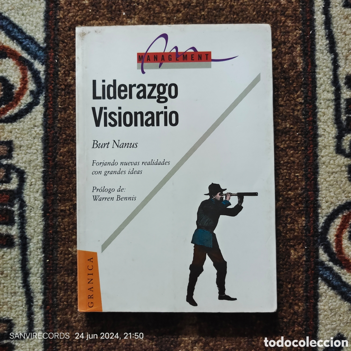 Libros de segunda mano: LIDERAZGO VISIONARIO (BURT NANUS) (MANAGEMENT) (GRANICA) - Foto 1