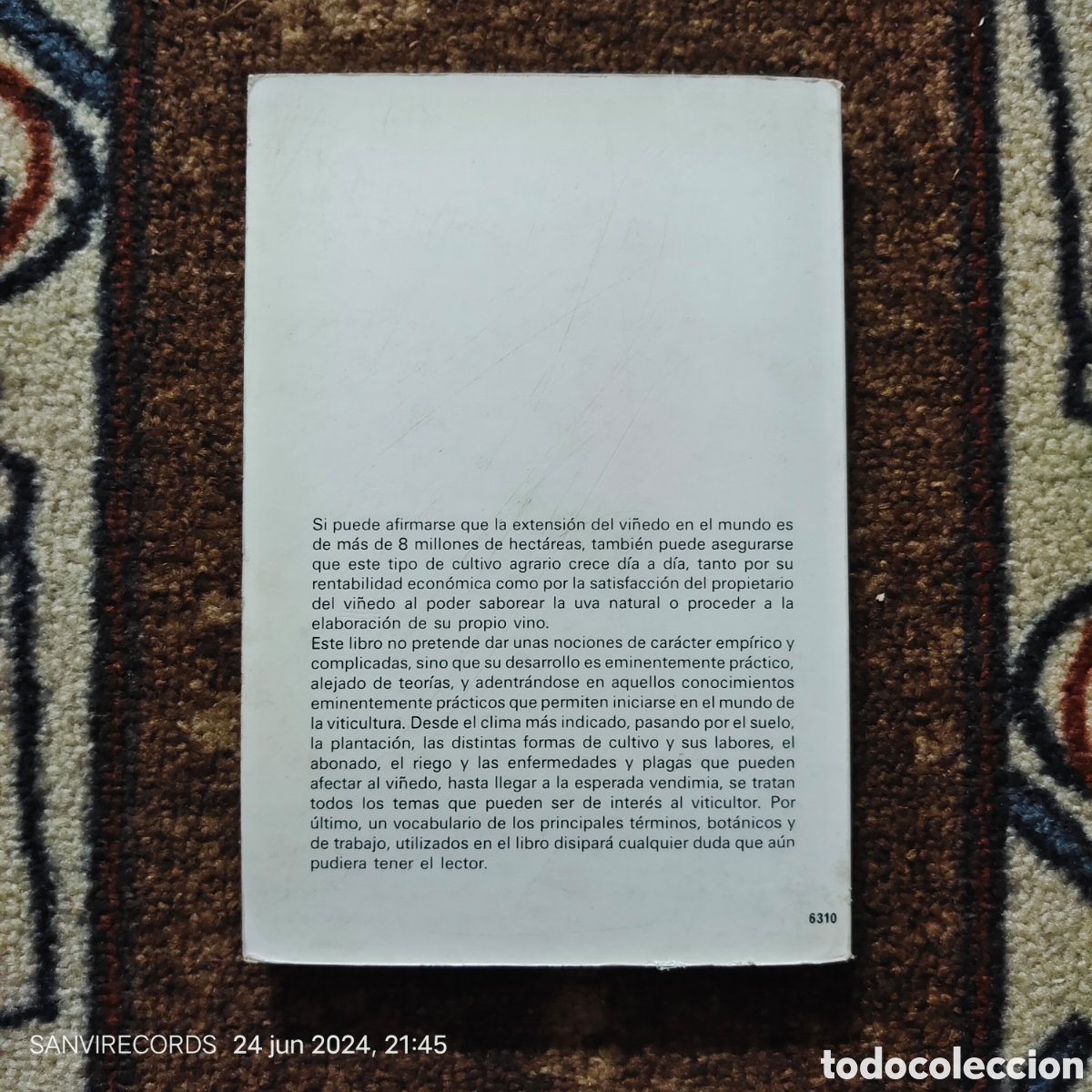 Libros de segunda mano: VITICULTURA RENTABLE (E. BOFFELLI) (EDITORIAL DE VECCHI) - Foto 2
