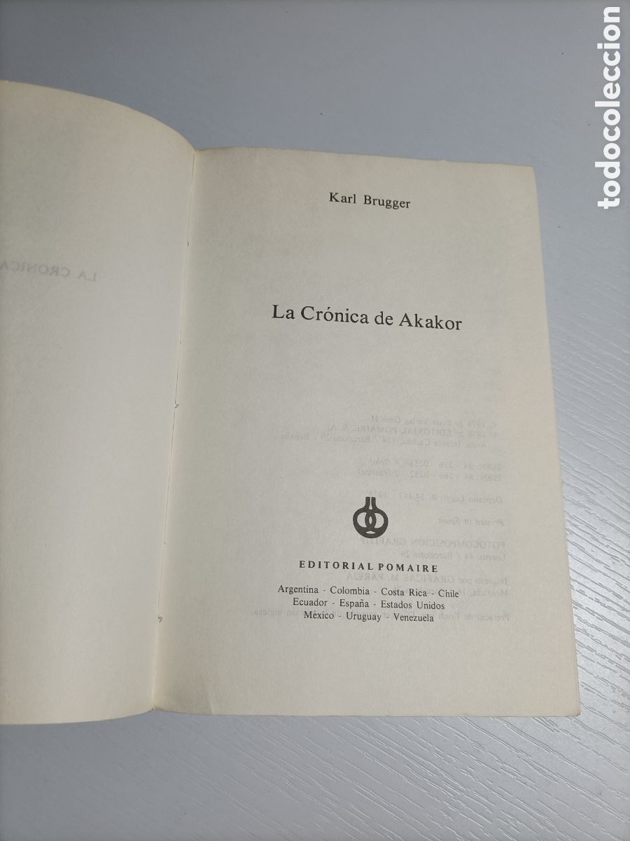 Libros de segunda mano: La cr&oacute;nica de Akakor . Karl Brugger - Foto 9