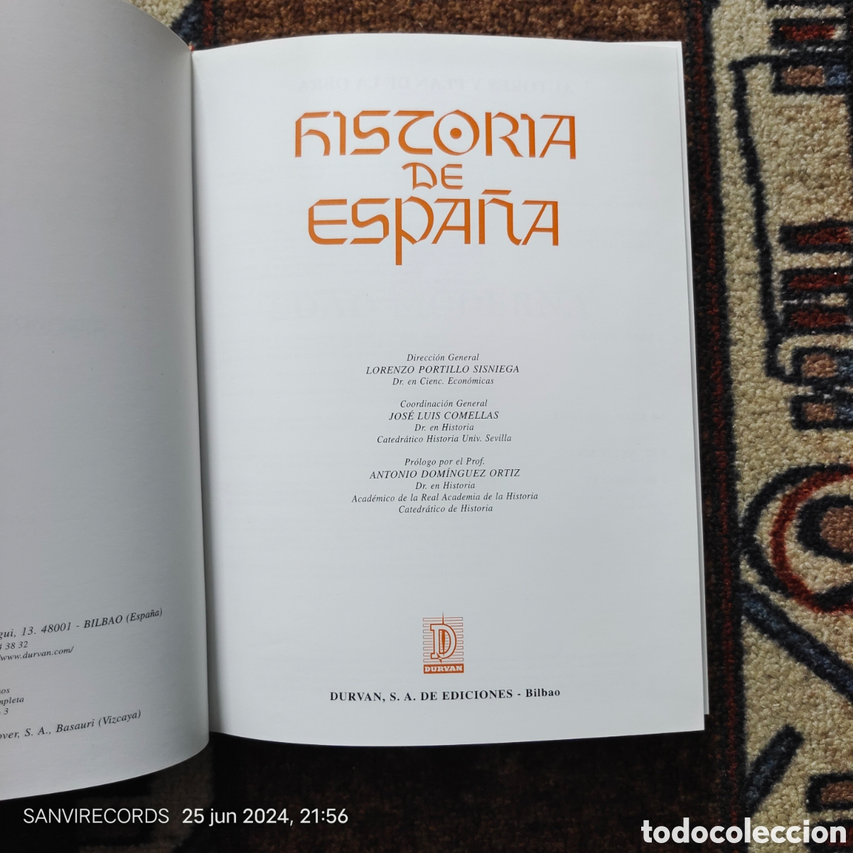Libros de segunda mano: HISTORIA DE ESPA&Ntilde;A 3 (DURVAN S.A. EDICIONES) - Foto 2