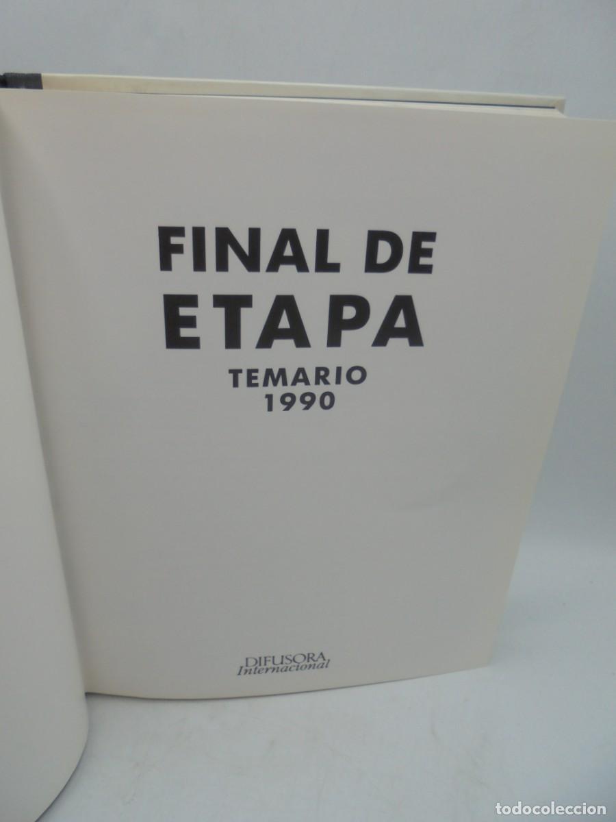Libros de segunda mano: FINAL DE ESTAPA. TEMARIO. DIFUSORA INTERNACIONAL. 1990. PAGS : 524. - Foto 2