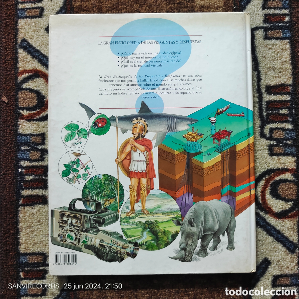 Libros de segunda mano: LA GRAN ENCICLOPEDIA DE LAS PREGUNTAS Y RESPUESTAS (LIBSA) - Foto 2