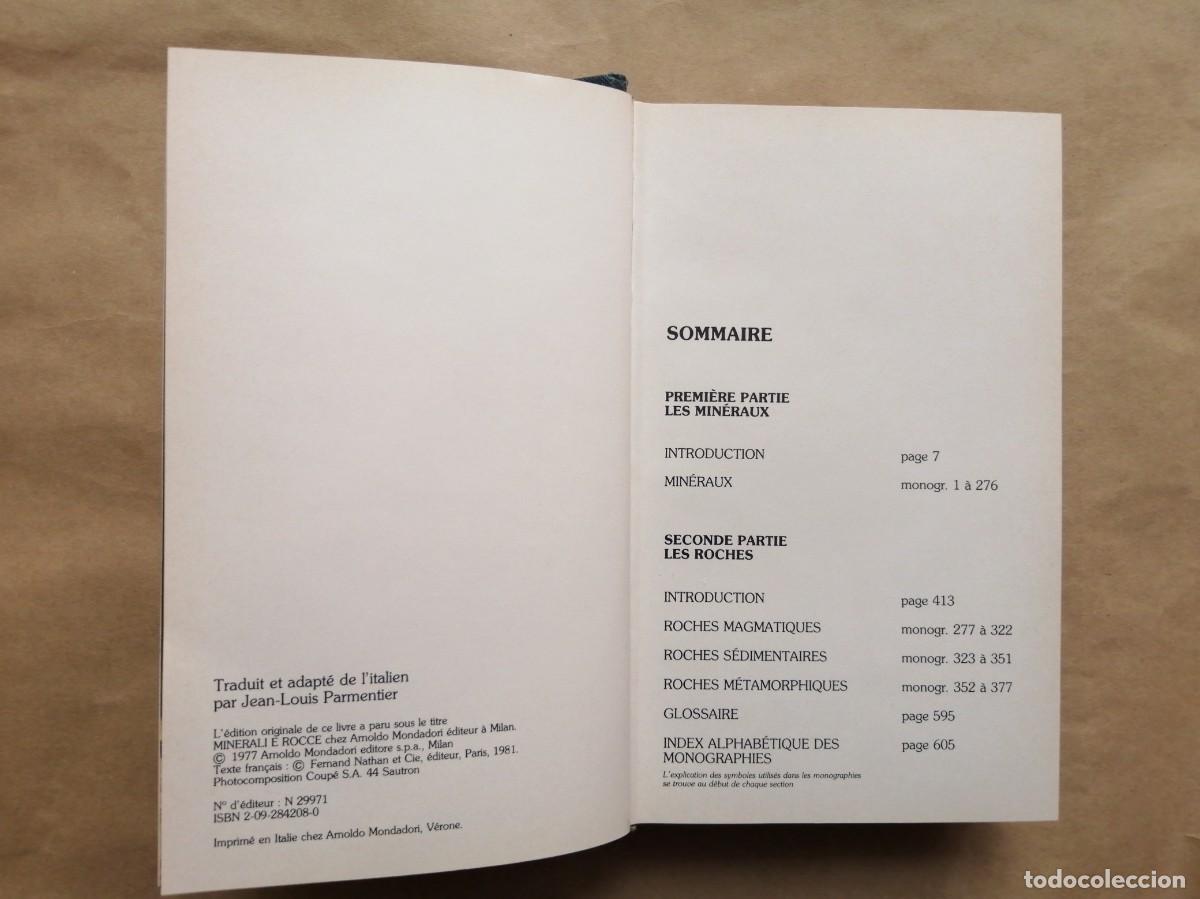 Libros de segunda mano: Min&eacute;raux et roches. Un guide Nathan. En franc&eacute;s - Foto 7