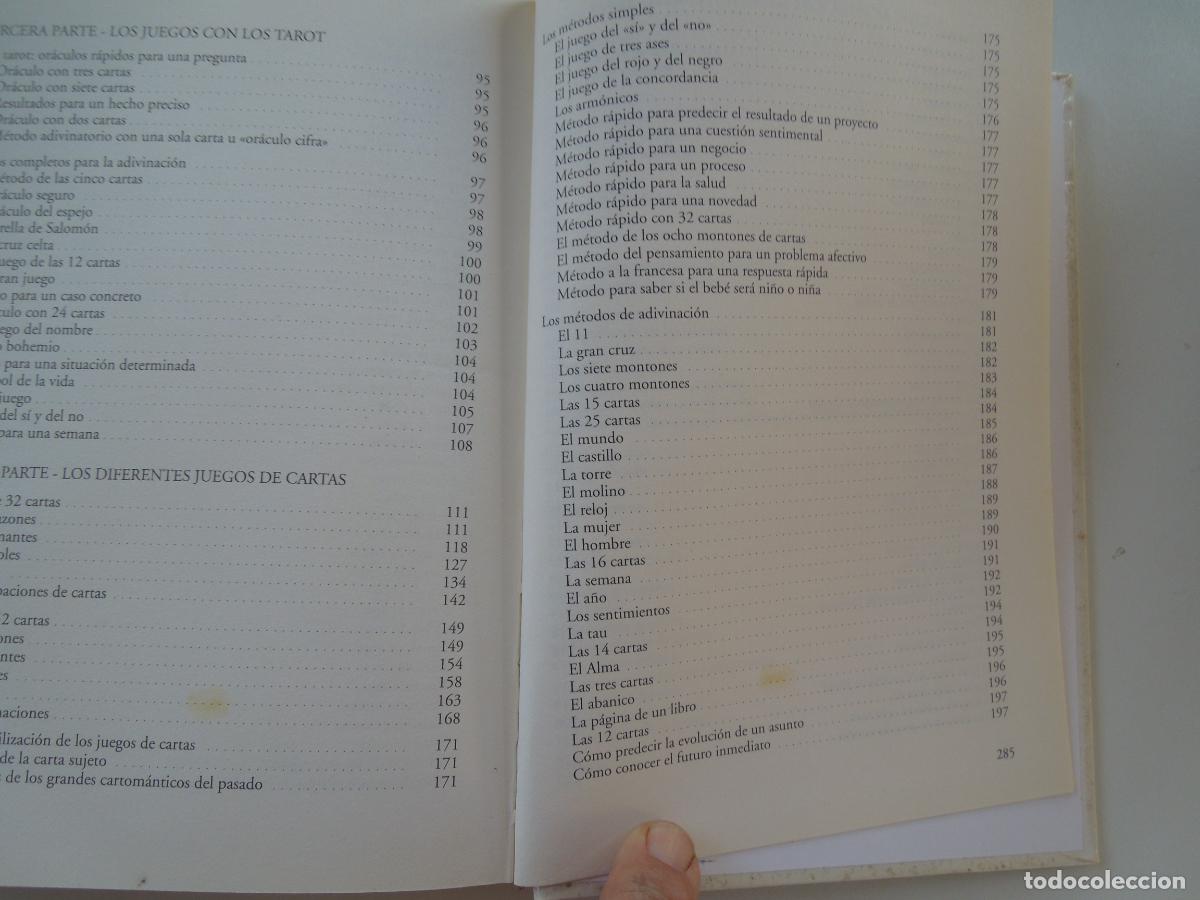 Libros de segunda mano: EL GRAN LIBRO PR&Aacute;CTICO DE LA CARTOMANCIA - LAURA JUAN - EDITORIAL DE VECCHI 2004. - Foto 7