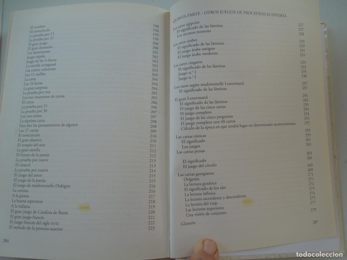 Libros de segunda mano: EL GRAN LIBRO PR&Aacute;CTICO DE LA CARTOMANCIA - LAURA JUAN - EDITORIAL DE VECCHI 2004. - Foto 8