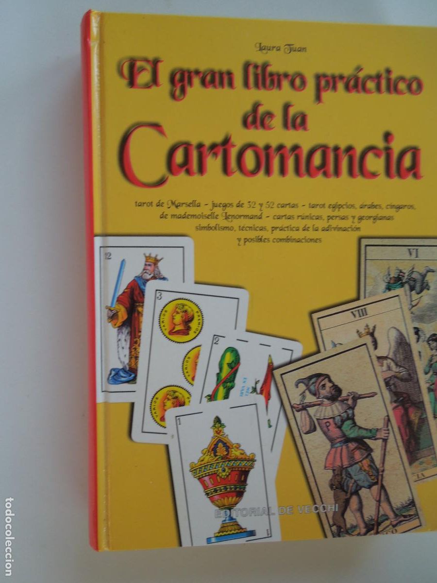 Libros de segunda mano: EL GRAN LIBRO PR&Aacute;CTICO DE LA CARTOMANCIA - LAURA JUAN - EDITORIAL DE VECCHI 2004. - Foto 1