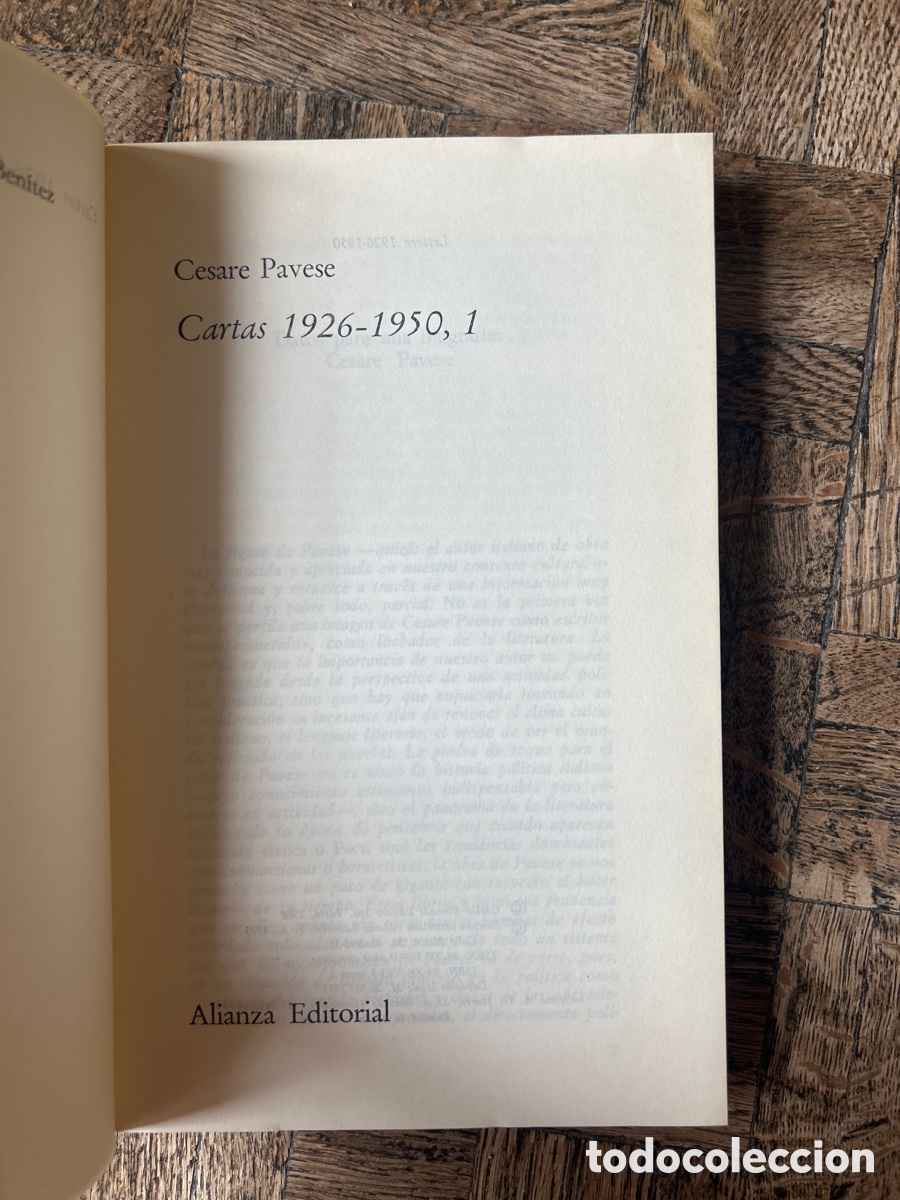 Libros de segunda mano: Cartas 2 vol. - Cesare Pavese - Alianza (1973) - Foto 6