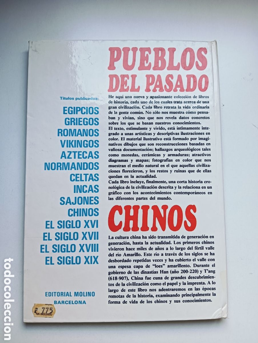 Libros de segunda mano: Chinos, pueblos del pasado, editorial molino - Foto 2