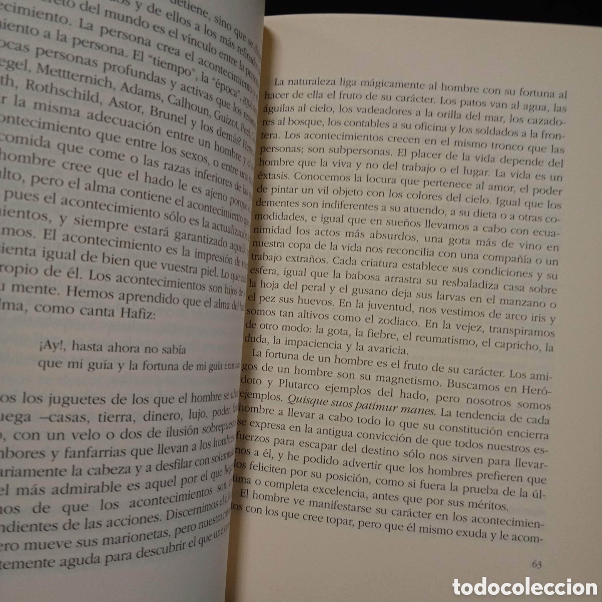 Libros de segunda mano: LA CONDUCTA DE LA VIDA - RALPH WALDO EMERSON - PRE-TEXTOS 2004 #8696 - Foto 6