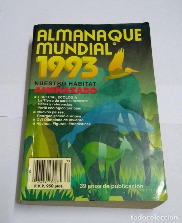 Libros de segunda mano: Almanaque mundial 1993 - Foto 1