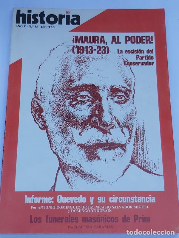 Libros de segunda mano: Historia 16. Maura al poder - Foto 1
