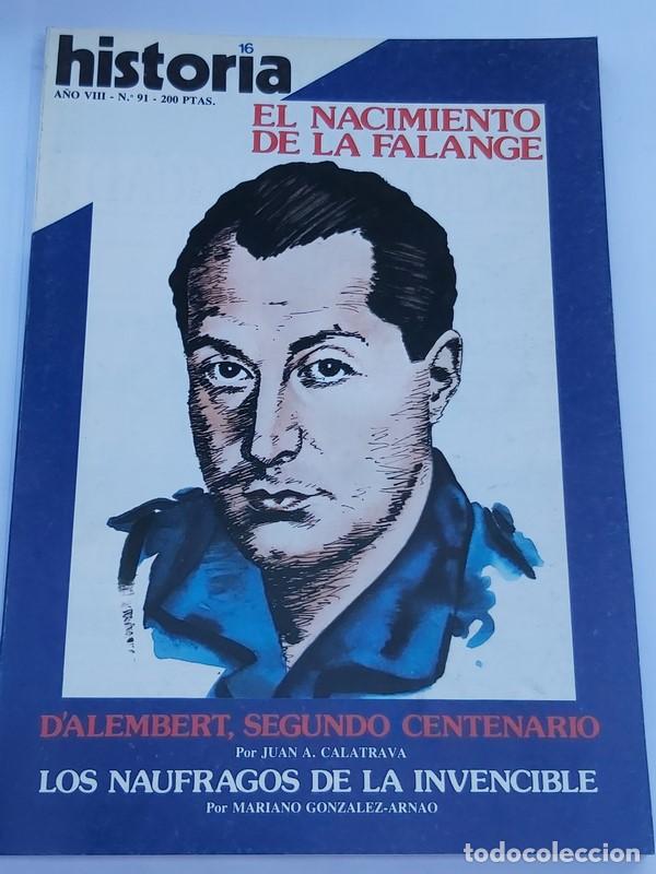 Libros de segunda mano: Historia 16. El nacimiento de la falange - Foto 1