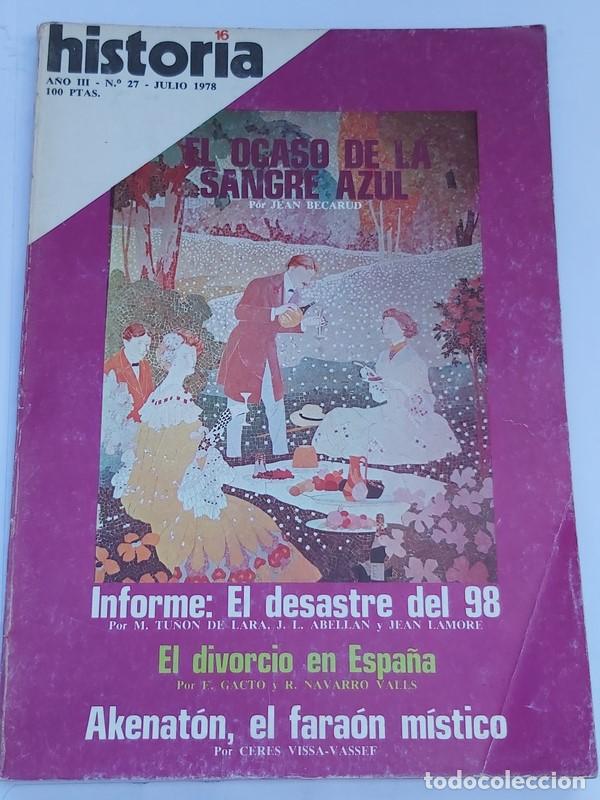 Libros de segunda mano: Historia 16. El ocaso de la sangre azul - Foto 1