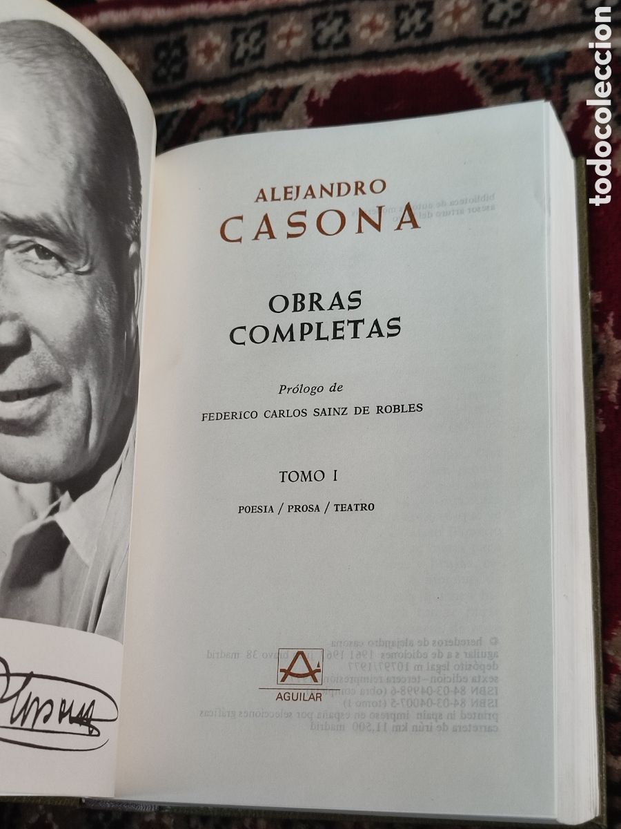 Libros de segunda mano: Alejandro Casona Obras completas I Aguilar - Foto 4