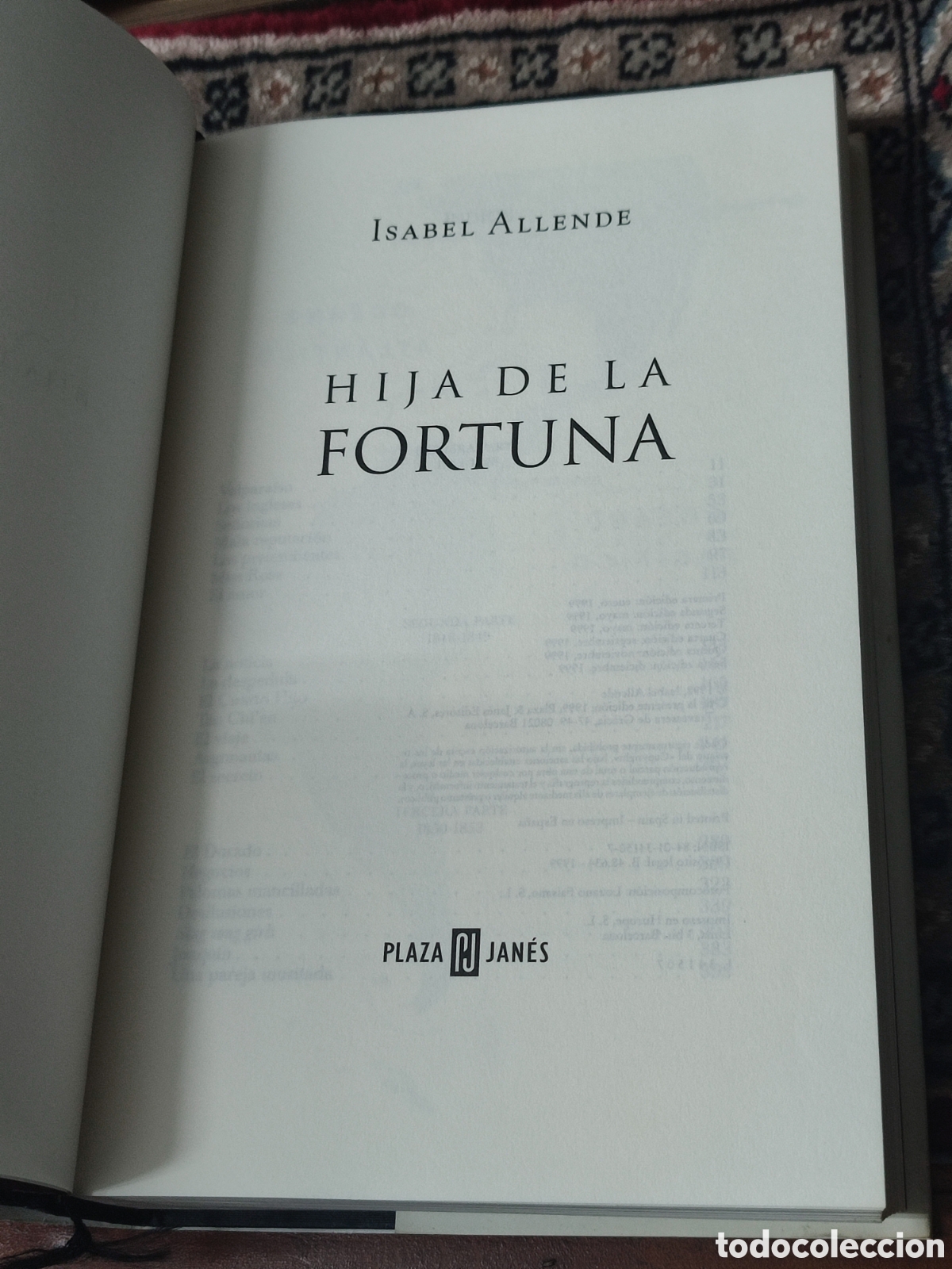 Libros de segunda mano: Hija de la fortuna Isabel Allende - Foto 4