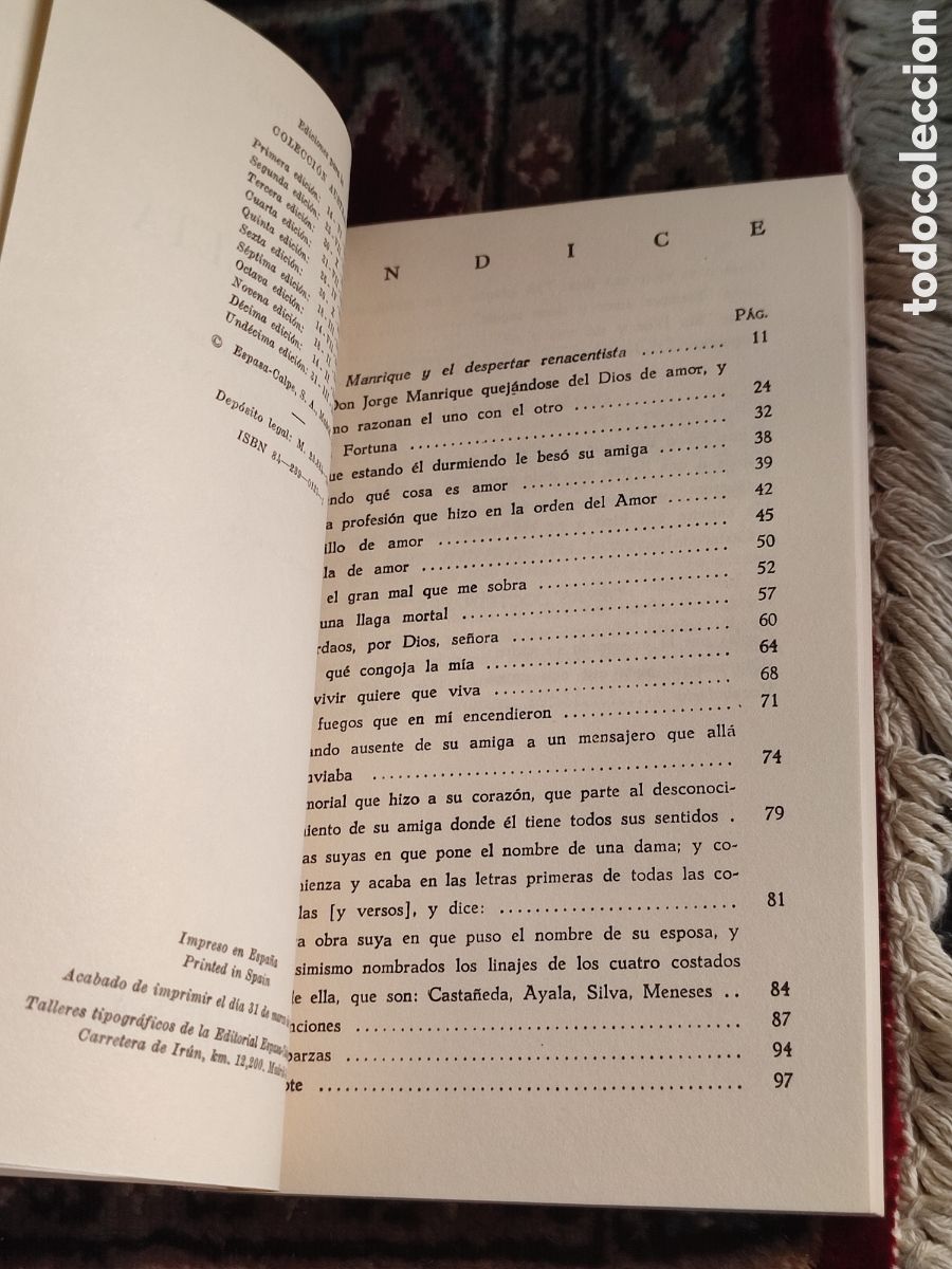 Libros de segunda mano: Jorge Manrique Obra completa Austral - Foto 3