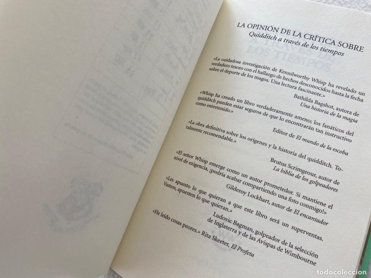 Libros de segunda mano: J.K.Rowling.Quidditch,a trav&eacute;s del tiempo.SALAMANDRA - Foto 5