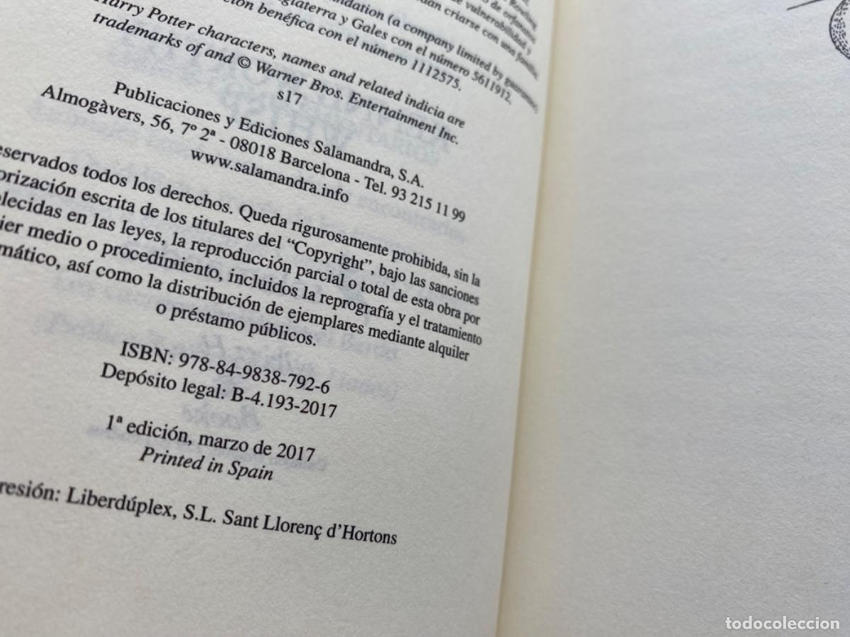 Libros de segunda mano: J.K.Rowling.Quidditch,a trav&eacute;s del tiempo.SALAMANDRA - Foto 6