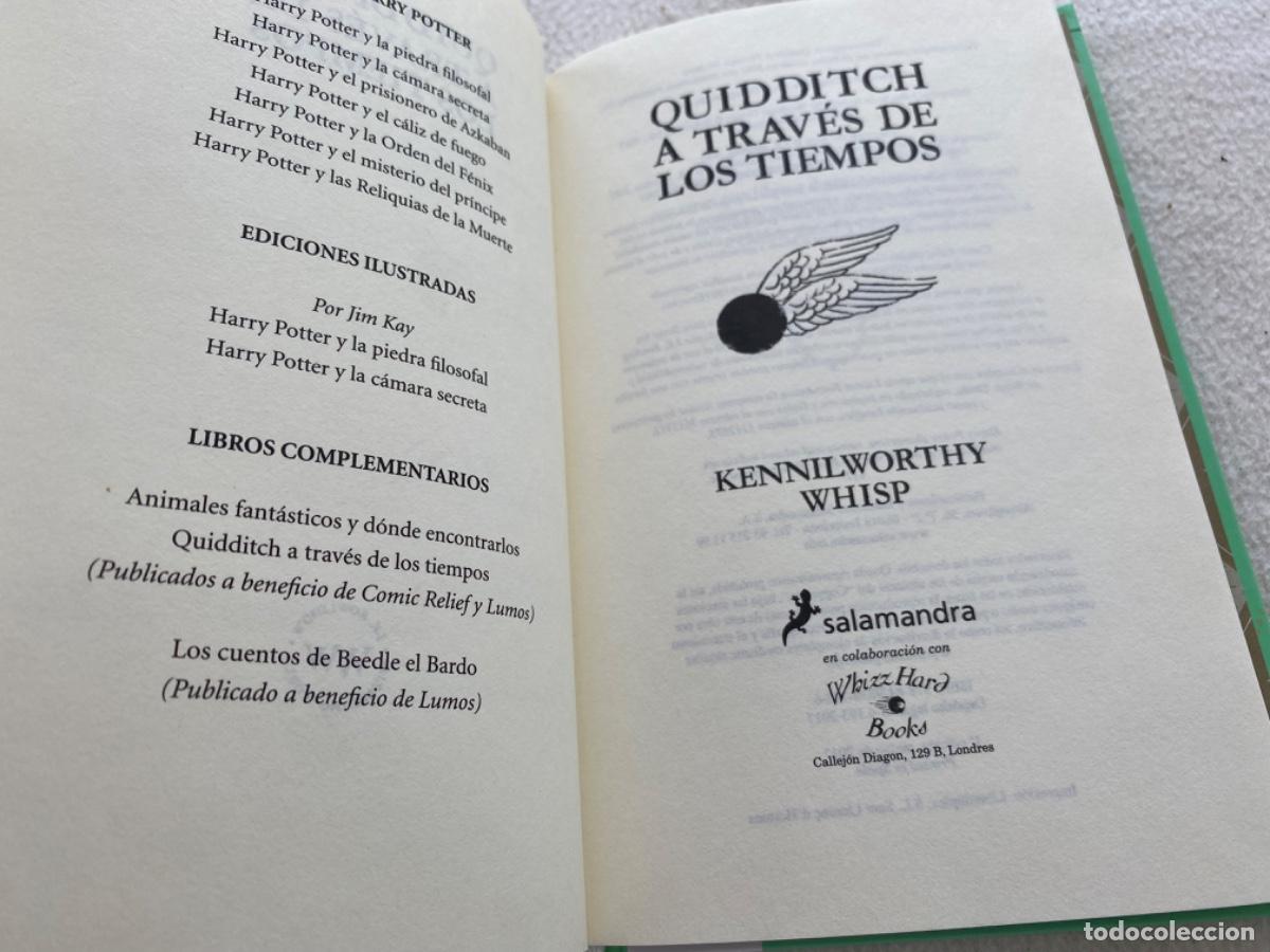 Libros de segunda mano: J.K.Rowling.Quidditch,a trav&eacute;s del tiempo.SALAMANDRA - Foto 7