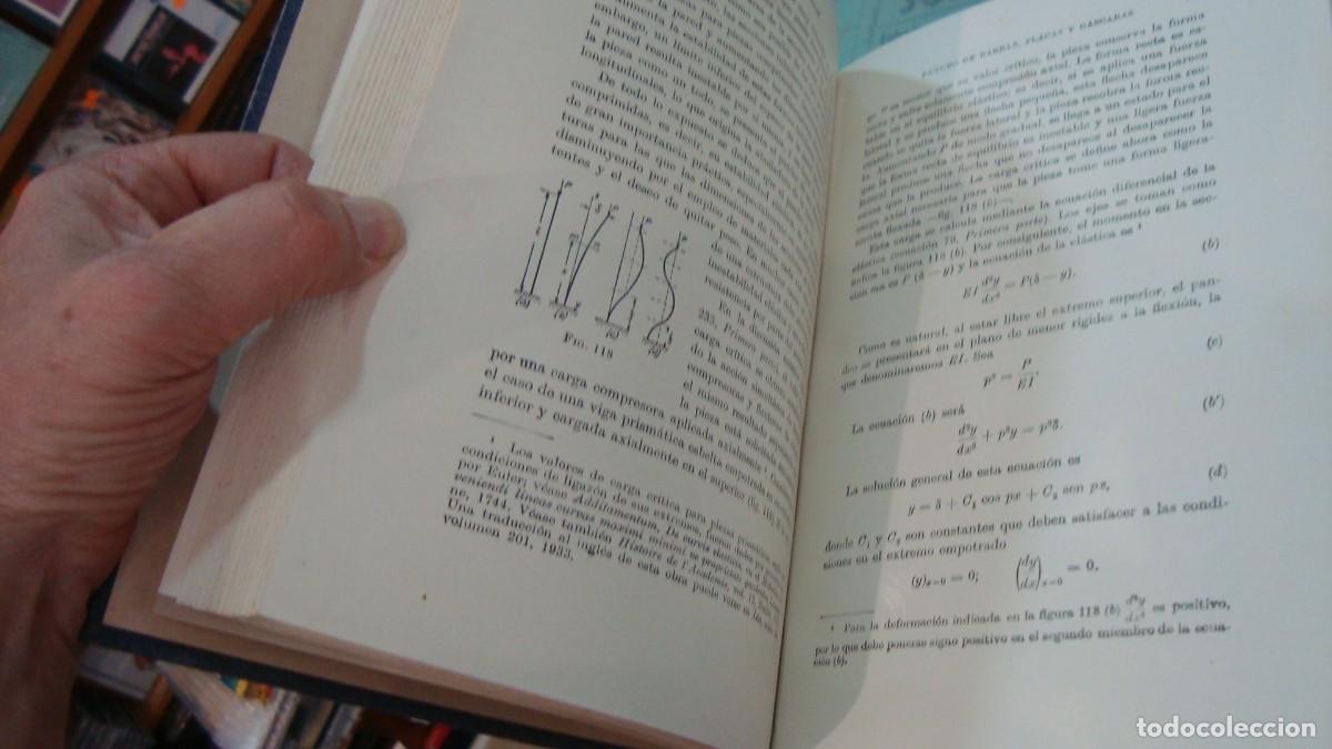 Libros de segunda mano: Resistencia de materiales.- Timoshenko, Stephen- COMPLETA 2 TOMOS 1957 - Foto 3