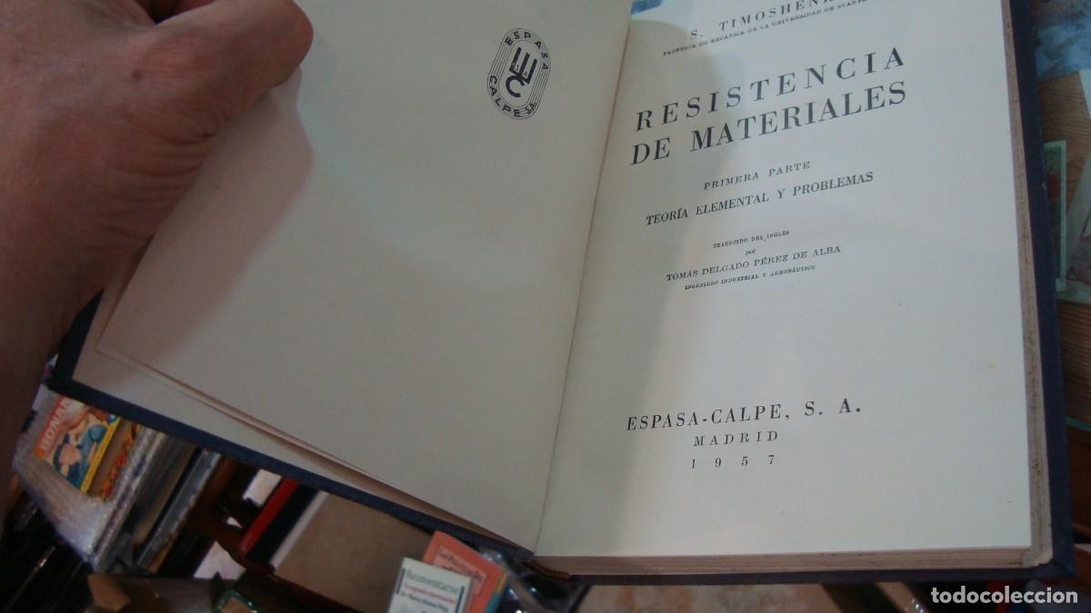Libros de segunda mano: Resistencia de materiales.- Timoshenko, Stephen- COMPLETA 2 TOMOS 1957 - Foto 6