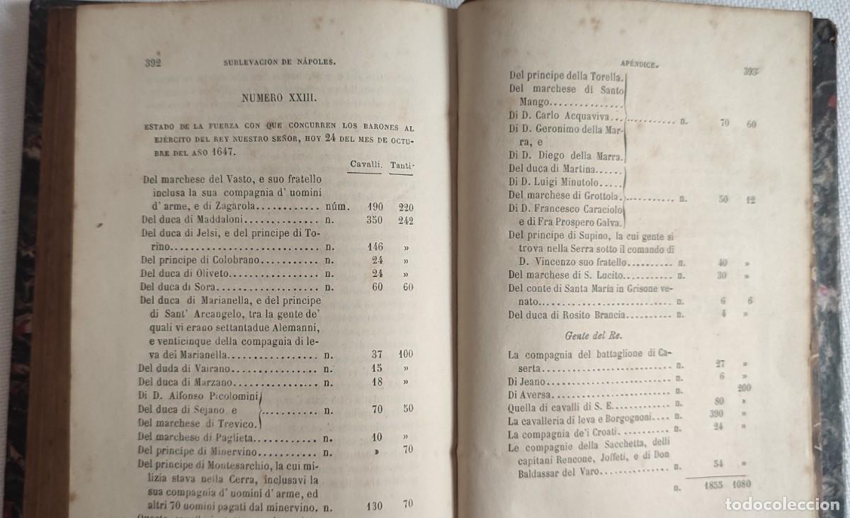 Libros de segunda mano: Sublevaci&oacute;n de Nap&oacute;les, &Aacute;ngel de Saavedra, Duque de Rivas - Foto 7