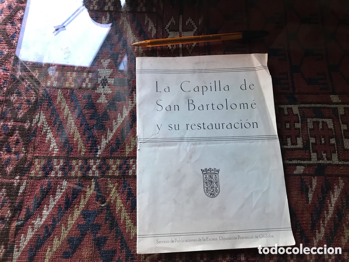 Libros de segunda mano: La capilla de San Bartolom&eacute; y su restauraci&oacute;n. Dif&iacute;cil - Foto 1