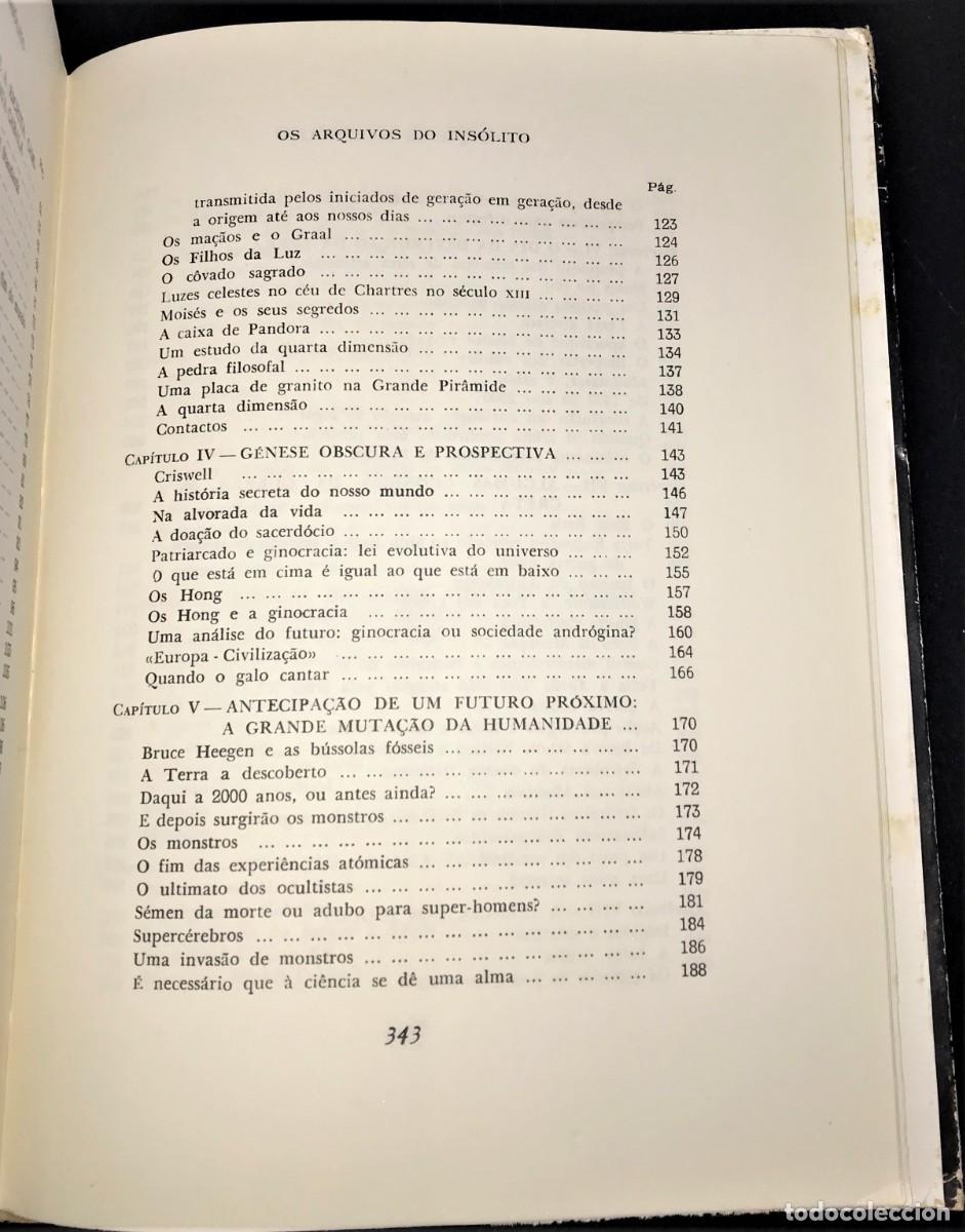 Libros de segunda mano: Os Arquivos do Ins&oacute;lito de Guy Tarade - Foto 5
