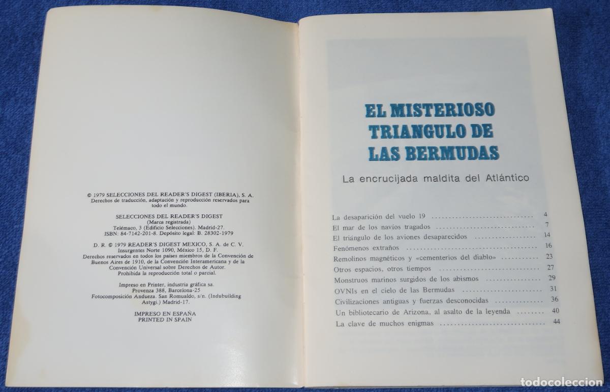Libros de segunda mano: El misterioso tri&aacute;ngulo de las Bermudas - Readers Digest (1979) &iexcl;Raro! - Foto 2