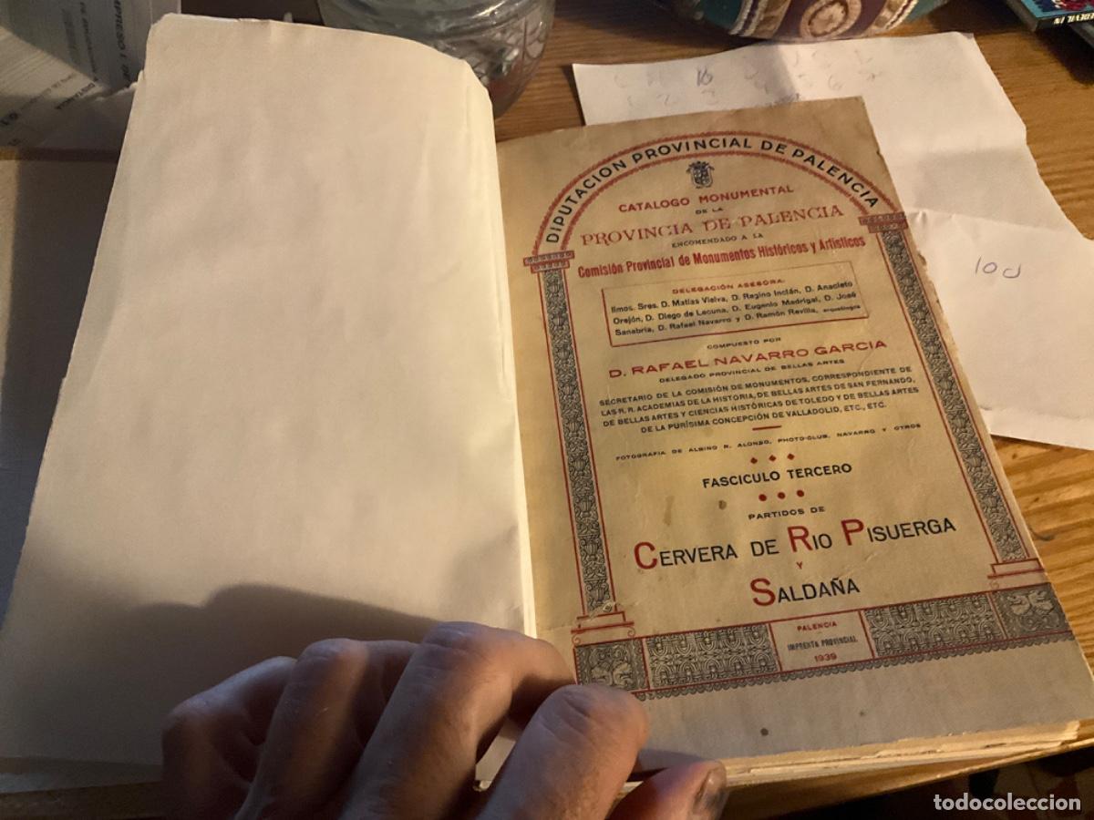 Gebrauchte B&uuml;cher: Cat&aacute;logo Monumental de la Provincia de Palencia Fasc&iacute;culo Tercero partidos Cervera de Rio Pisuerga