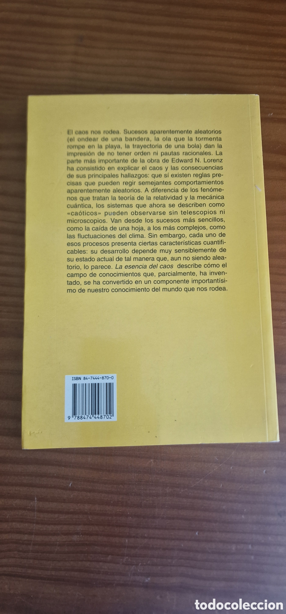 Libros de segunda mano: La esencia del caos, Edward N. Lorenz - Foto 2