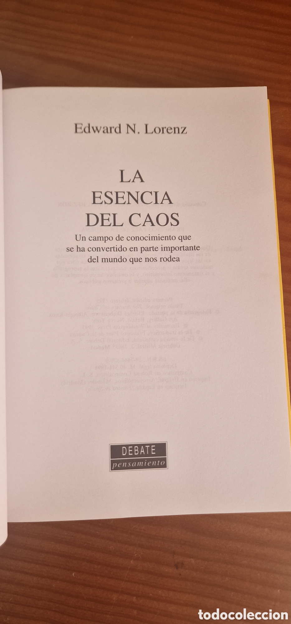 Libros de segunda mano: La esencia del caos, Edward N. Lorenz - Foto 3