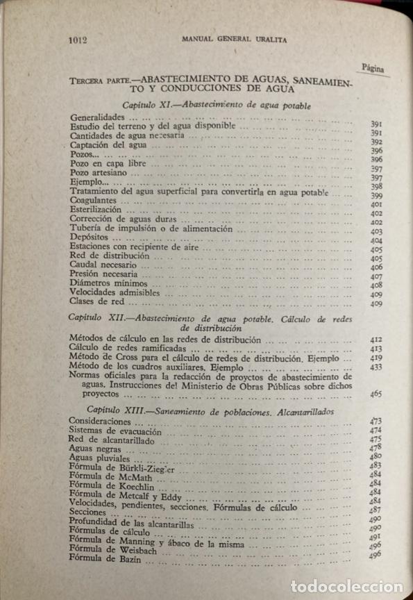 Libros de segunda mano: Uralita. Manual General - Foto 10