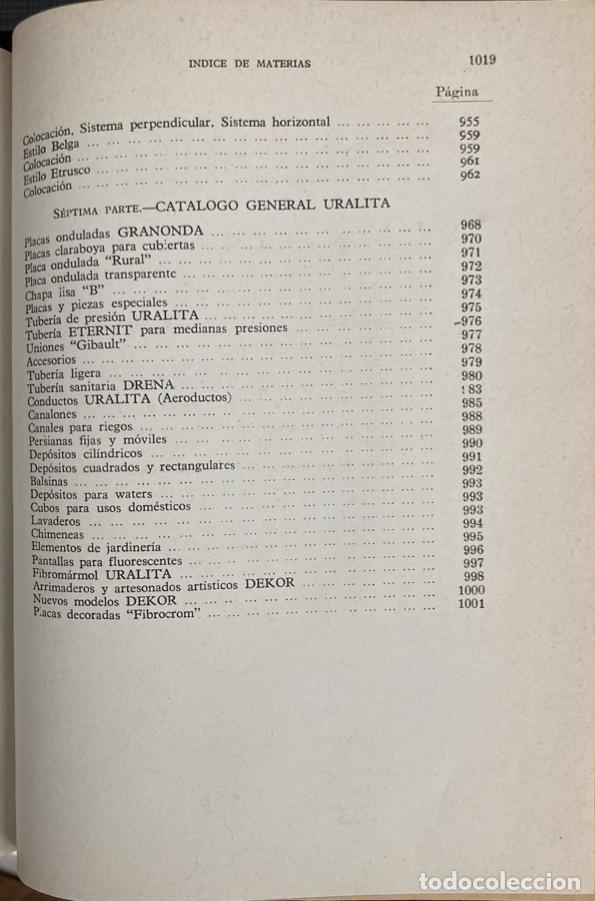 Libros de segunda mano: Uralita. Manual General - Foto 17