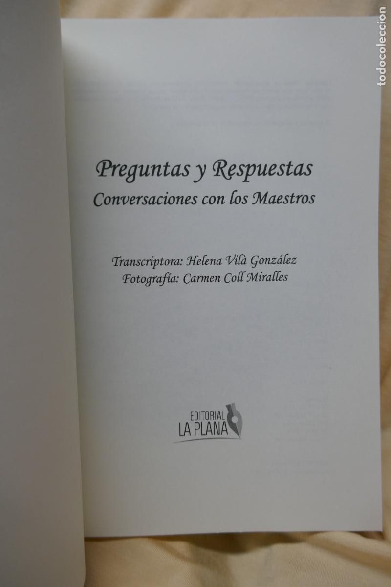Libros de segunda mano: Preguntas y Respuestas: Conversaciones con los Maestros - COMO NUEVO - Foto 5