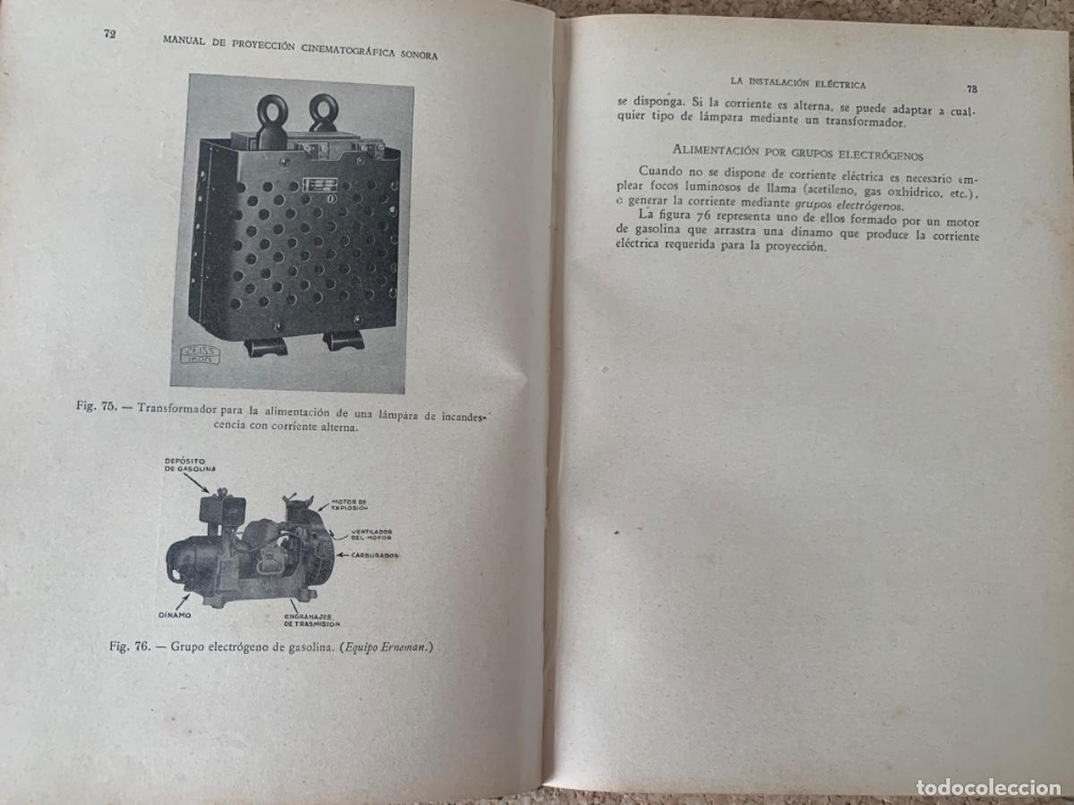 Libros de segunda mano: Proyecci&oacute;n Cinematogr&aacute;fica Sonora (Bols 34) - Foto 4